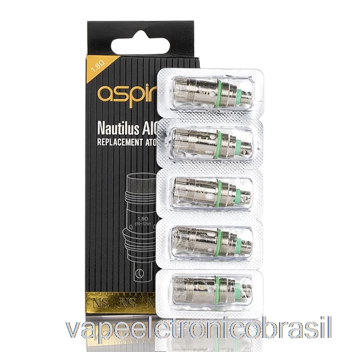 Bobinas De Substituição Vape Eletrônico Aspire Nautilus Bvc 1.8ohm Nautilus Bvc Ns (nic-salt) Bobinas